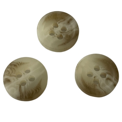 Der Mantel-nachgemachte Horn-Plastikknöpfe der Frauen 5/8&quot; 4 Loch ODM