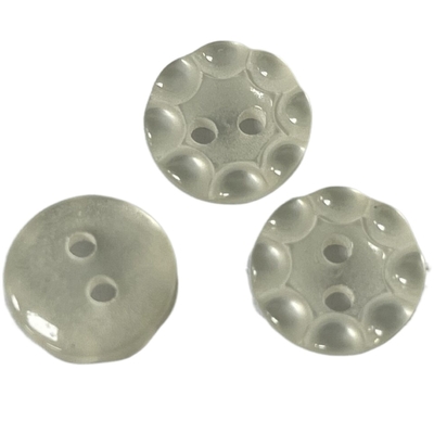 10mm 2 Löcher Faux-Perlen-Plastikhemd-Knopf-Gebrauch auf Hemd-Kleidungs-Blusen
