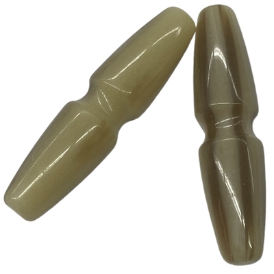 Horn-Toggle-Knöpfe Soems 30mm für Mantel-Jacken-Strickjacke