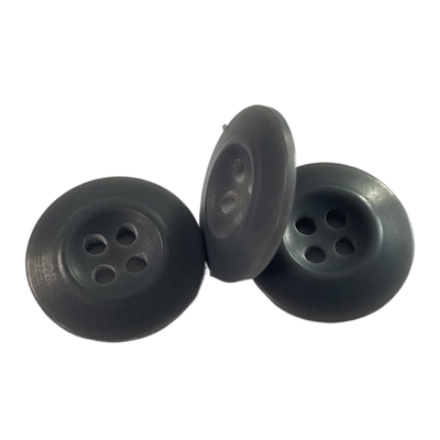 Runde Grey Color Melamine Buttons Ins 30L formen Matt Finished Using On Military-Uniformen