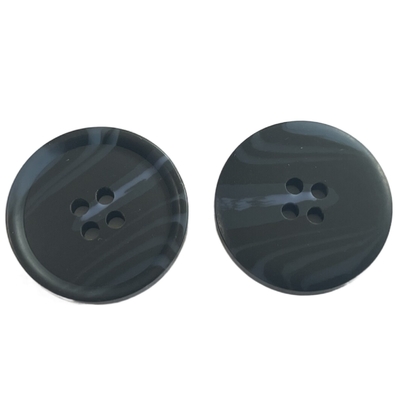 Loch der dunkle Marine-Plastikmantelknopf-vier mit Rim Apply For Women-' S Mantel und Mantel