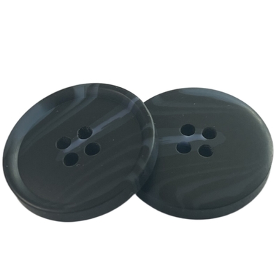 Loch der dunkle Marine-Plastikmantelknopf-vier mit Rim Apply For Women-' S Mantel und Mantel