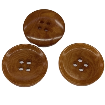 Färbungs-Brown-Farbe-36L natürliche Corozo-Knöpfe mit Rim Environment Friendly