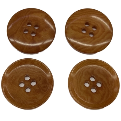 Färbungs-Brown-Farbe-36L natürliche Corozo-Knöpfe mit Rim Environment Friendly