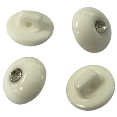 Plastikharz-Knöpfe faux-Diamond On Faces 18L beantragen um nähendes Hemd
