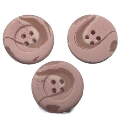 3/4&quot; 4 Loch-Plastikmantelknopf-rosa Farbgebrauch für der Mantel-Strickjacke der Frauen