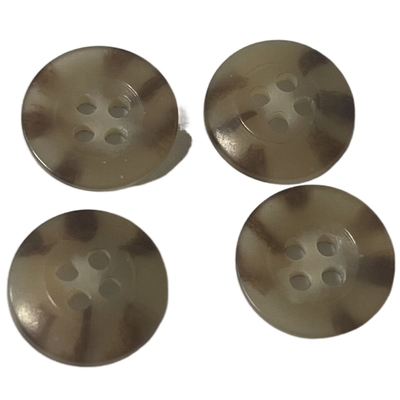 Beige Harnstoff-Knöpfe der Farbe12mm verwenden auf Feuerwehrmann-einheitlichem Kleidungs-Hemd