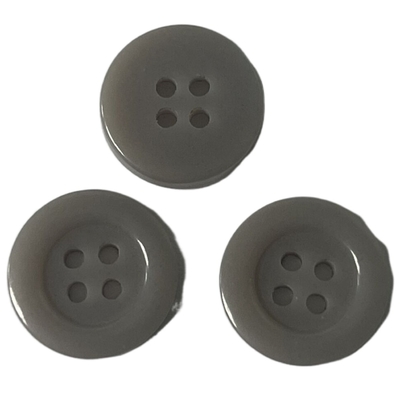 Gebrauch Grey Color Urea Buttonss 15mm auf der Feuerwehrmann-Kleidung, die Hemd näht