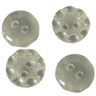 10mm 2 Löcher Faux-Perlen-Plastikhemd-Knopf-Gebrauch auf Hemd-Kleidungs-Blusen