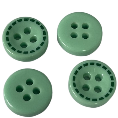 Seiden-Druck Diy-Harz knöpft 4 Löcher 16L für nähendes Blusen-Hemd