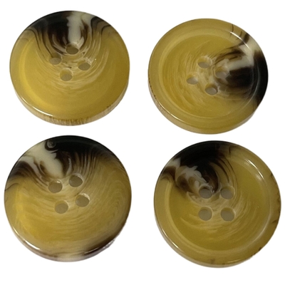 ODM Rim Yellow Color Fake Horn knöpft Zusatz des Kleid30l